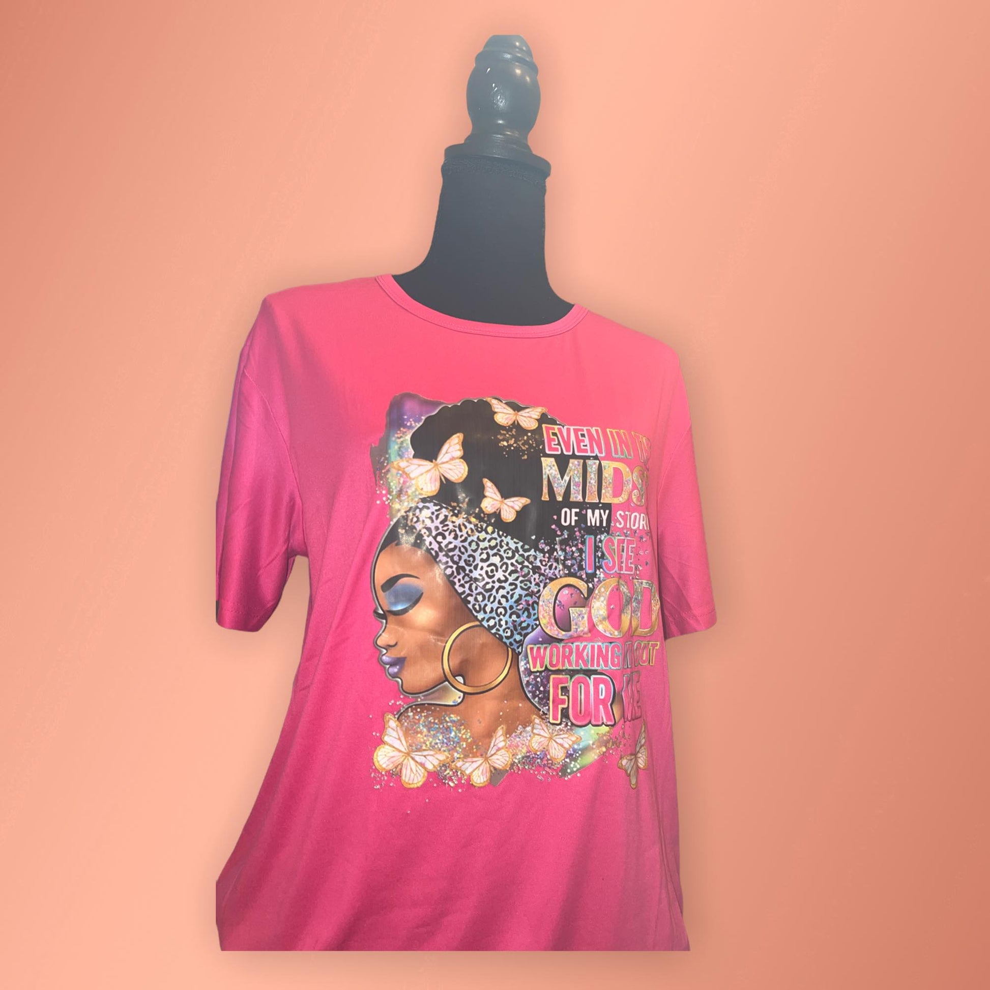 Short sleeve religous graphic tee