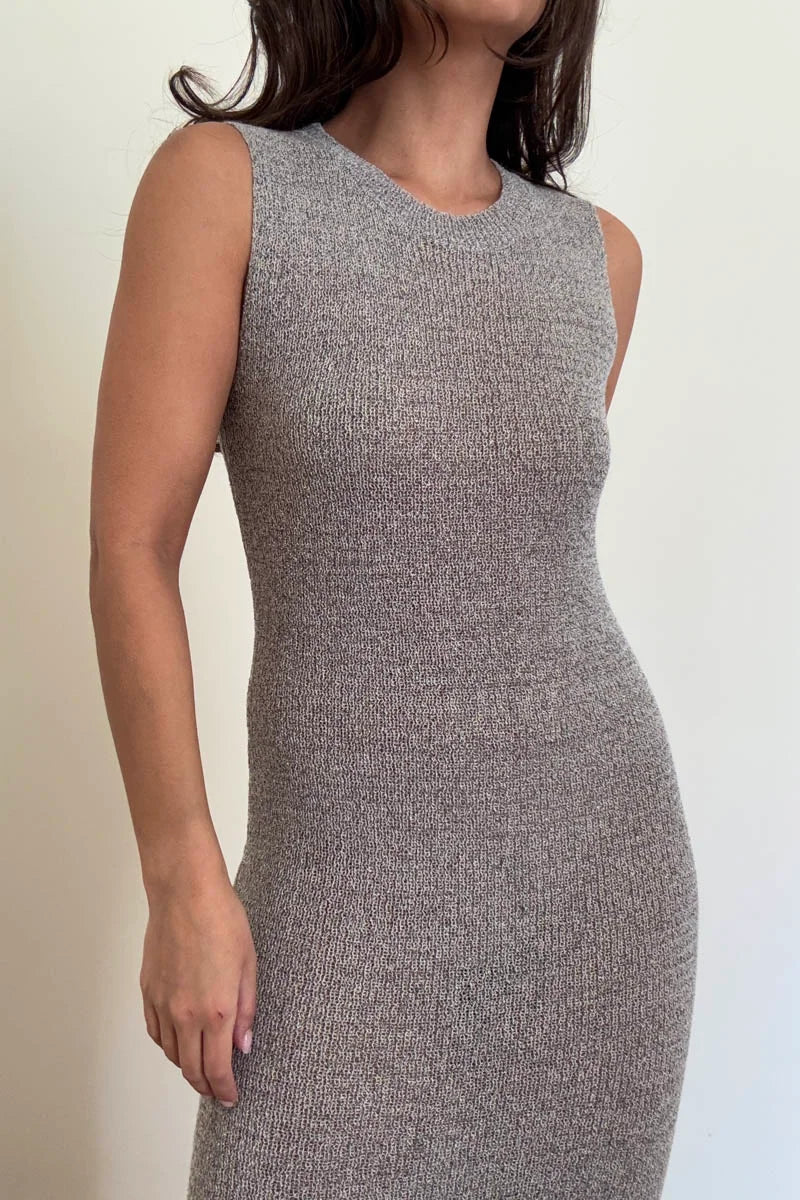 Sleeveless Knit Maxi Dress