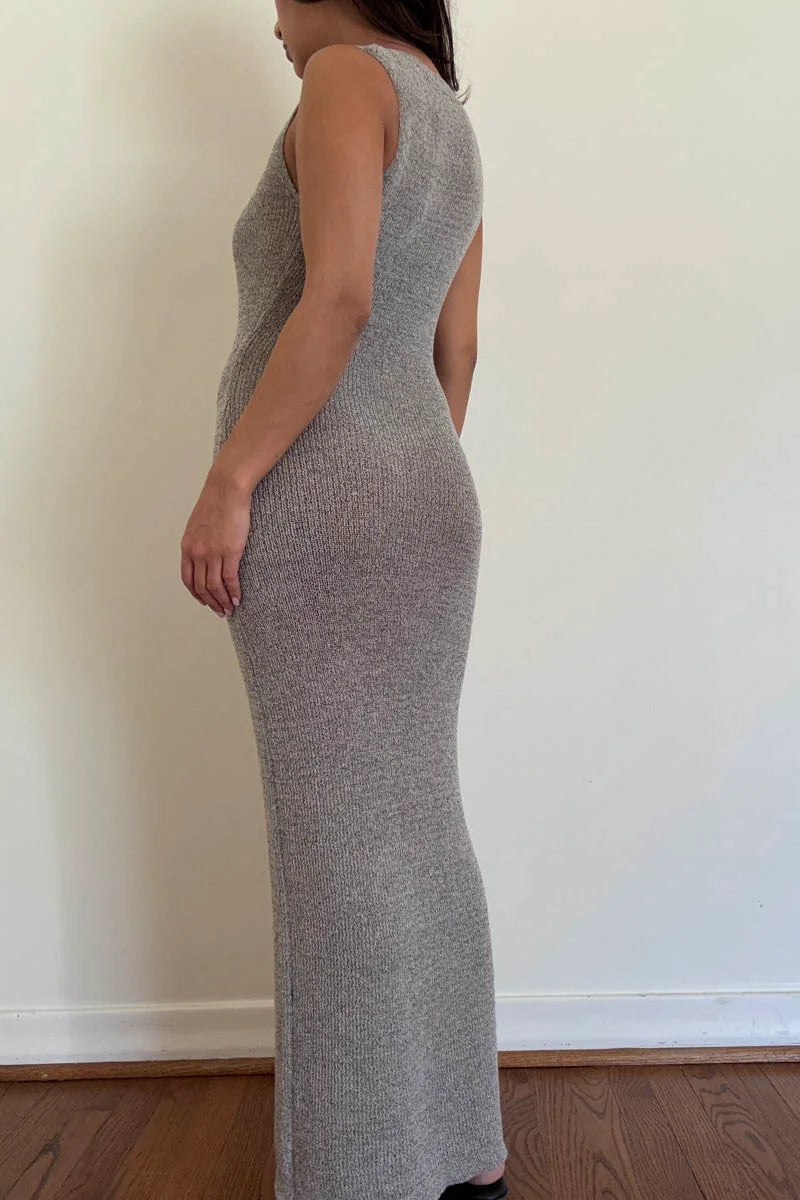 Sleeveless Knit Maxi Dress